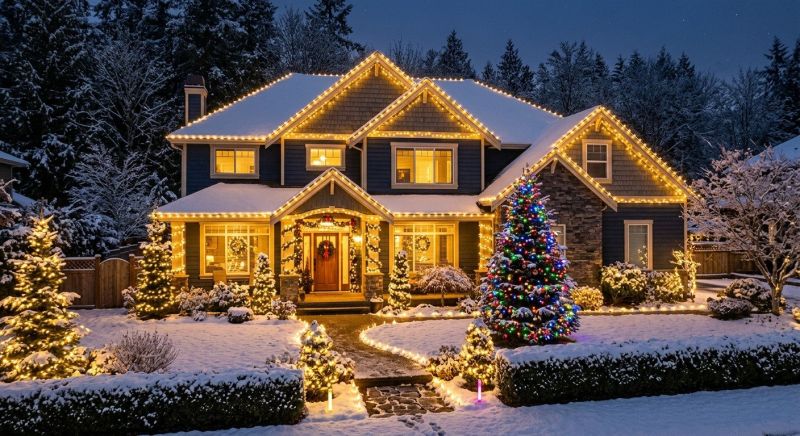 Christmas Lights Installation in Alpharetta, GA