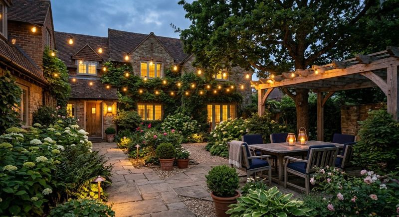 Courtyard Light Installation in Kansas City, MO