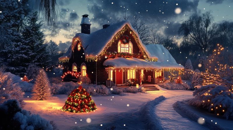 Holiday Lights Installation in Alpharetta, GA