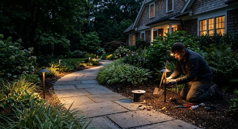 Landscape Lighting Installation in Utah County, UT
