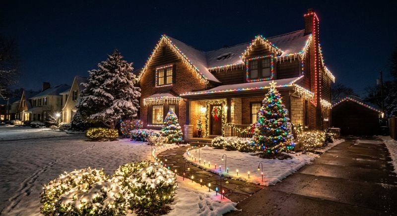 Seasonal Lights Installation in Olathe, KS