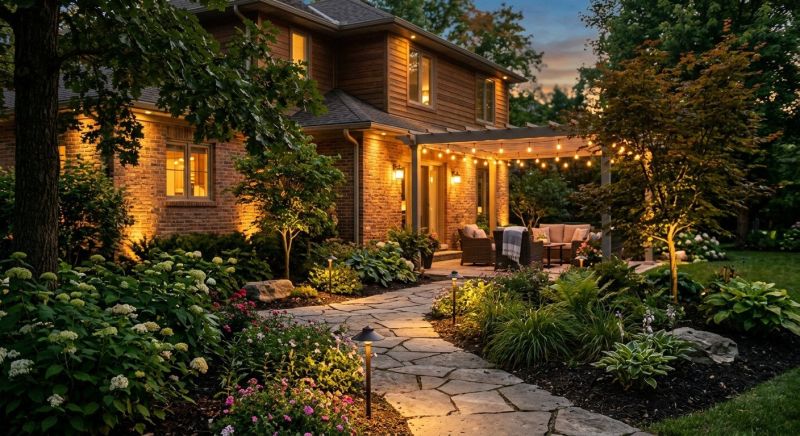 Terrace Lighting Installation in Olathe, KS
