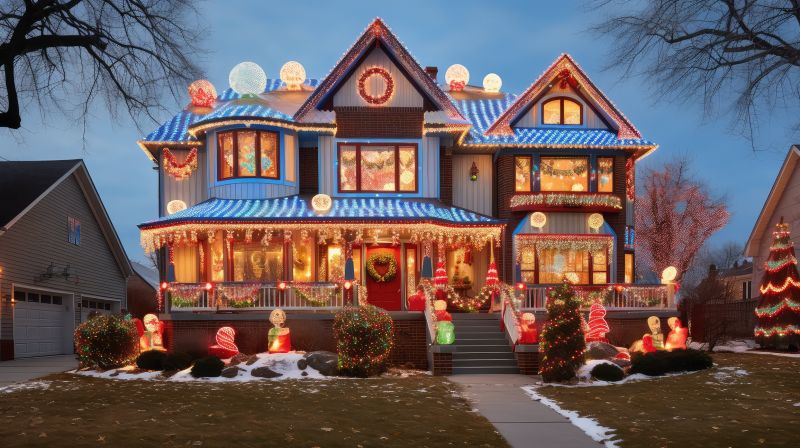 Xmas Lights Installation in Kansas City, KS